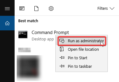 command prompt windows 10 kesalahan 0x80240034