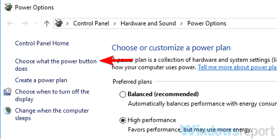 Máy tính không tắt Windows 10