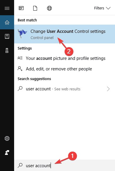 Error al abrir el archivo para escribir Windows 8