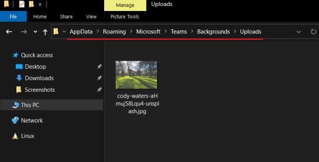 Cara mengunggah dan mengubah latar belakang Anda di komputer Microsoft 2