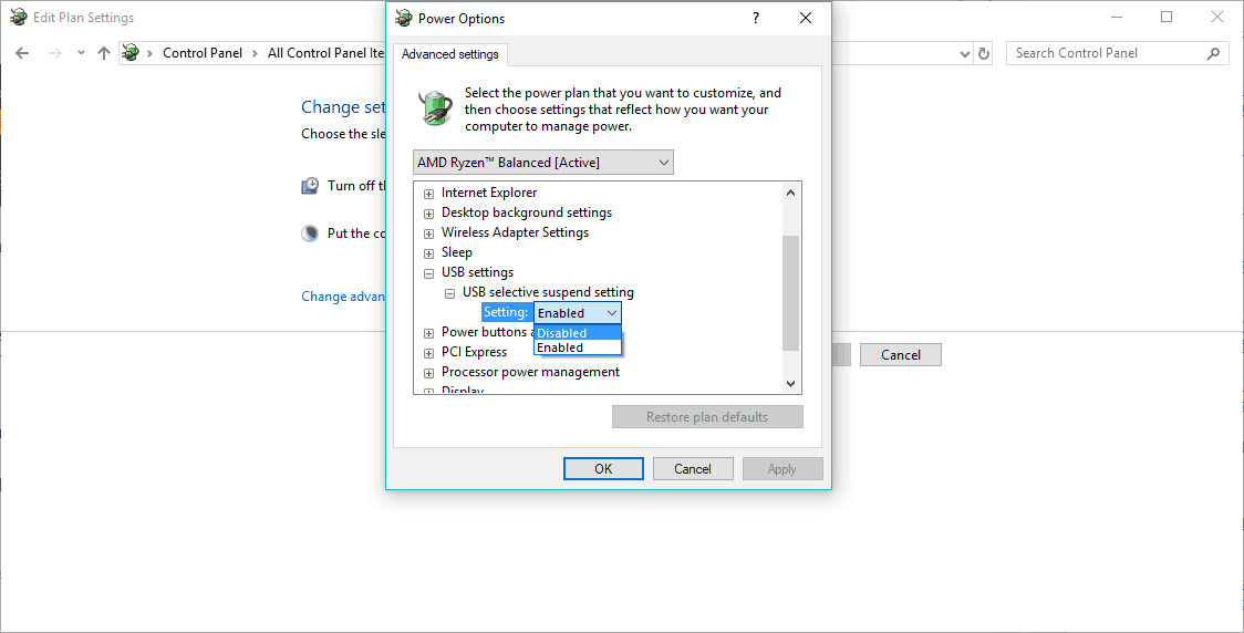FIX: USB DEVICE DESCRIPTOR FAILURE error on Windows 10 3