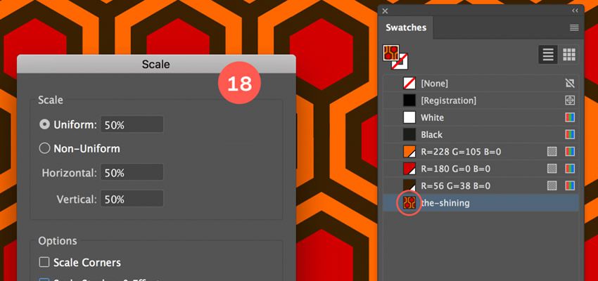 Cómo crear un patrón hexagonal para Adobe Illustrator