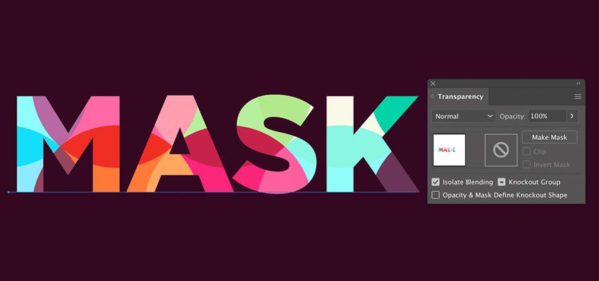 Cómo crear un patrón de color de máscara Tutorial de Adobe Illustrator