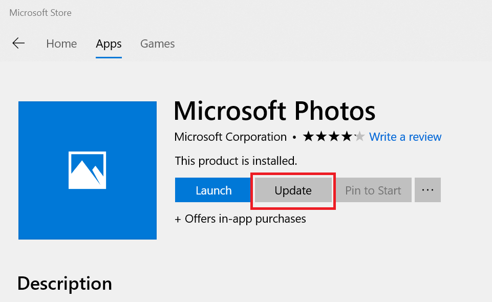 Windows Fel vid export av 10 foton app video