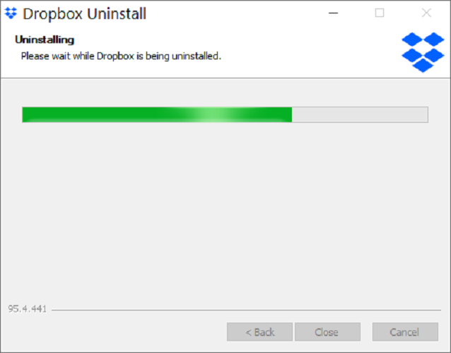 uninstall dropbox desktop