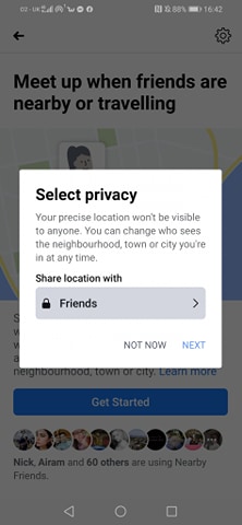 Cara melacak lokasi seseorang melalui Facebook Kurir 6