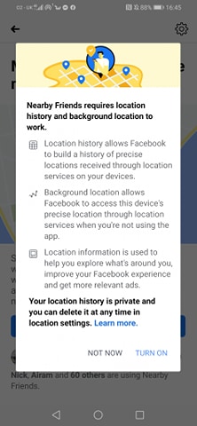 Cara melacak lokasi seseorang Facebook Messenger 7