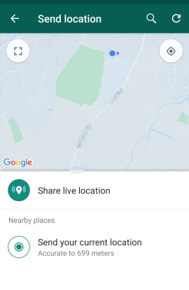 Cara memalsukan lokasi Anda di WhatsApp 2