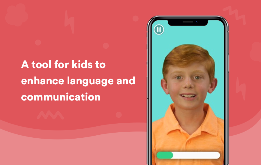 Aplicación de terapia del habla y lenguaje para niños