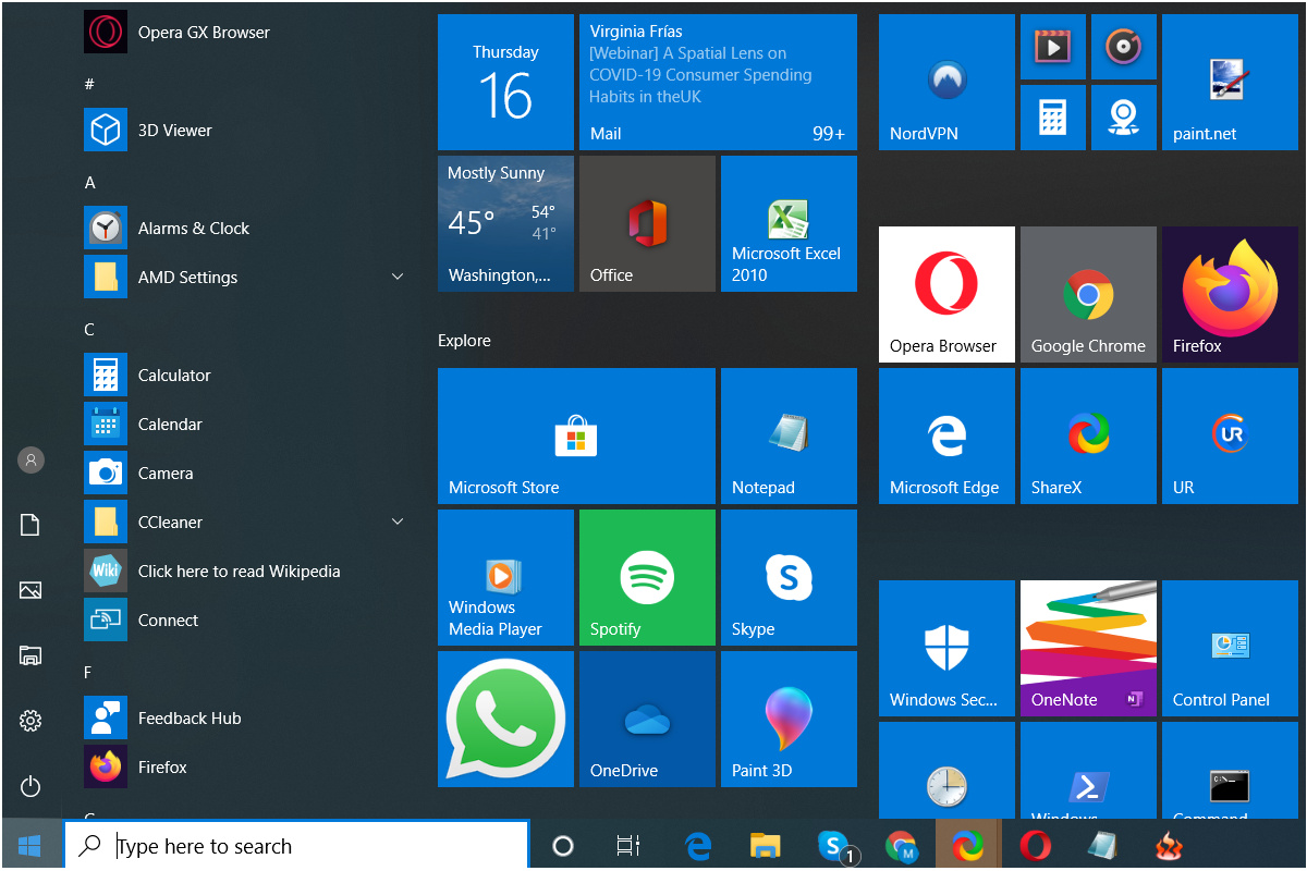 windows 10 cant open start menu