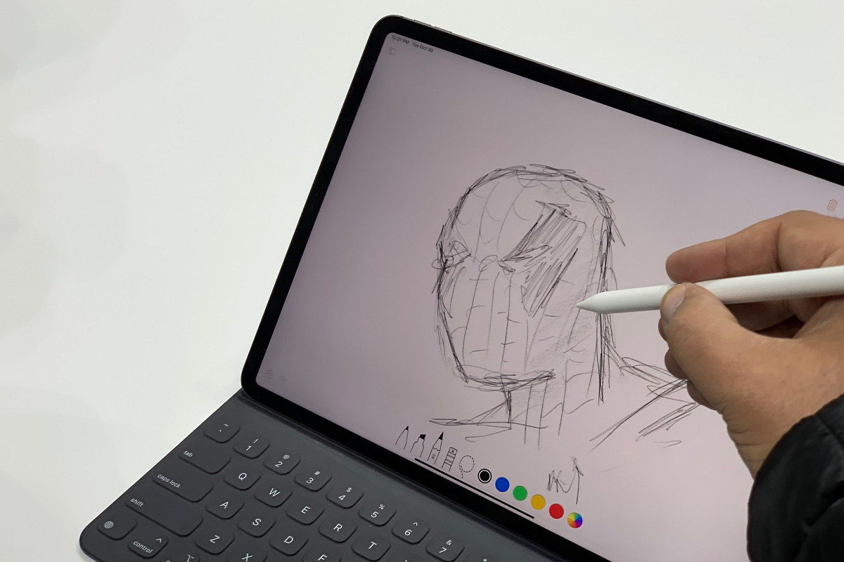 Рисование Apple Pencil