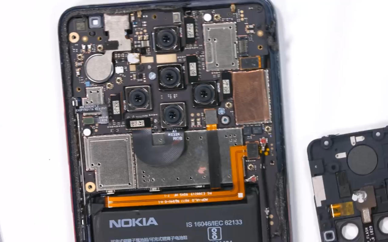 Teardown Nokia 9 PureView mengungkapkan kelebihan ponsel