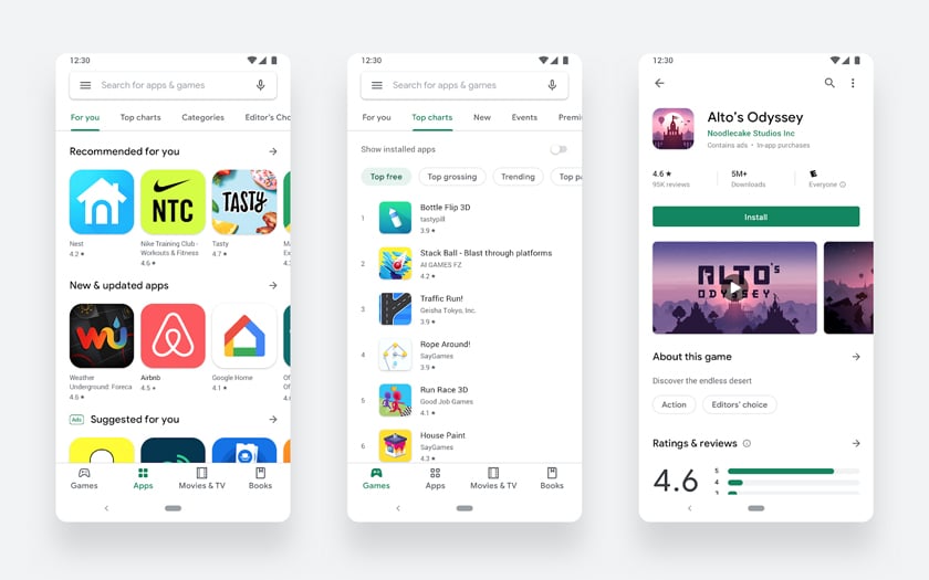Google Play Store APK: используется новый дизайн 65