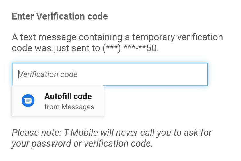 Enter verification code