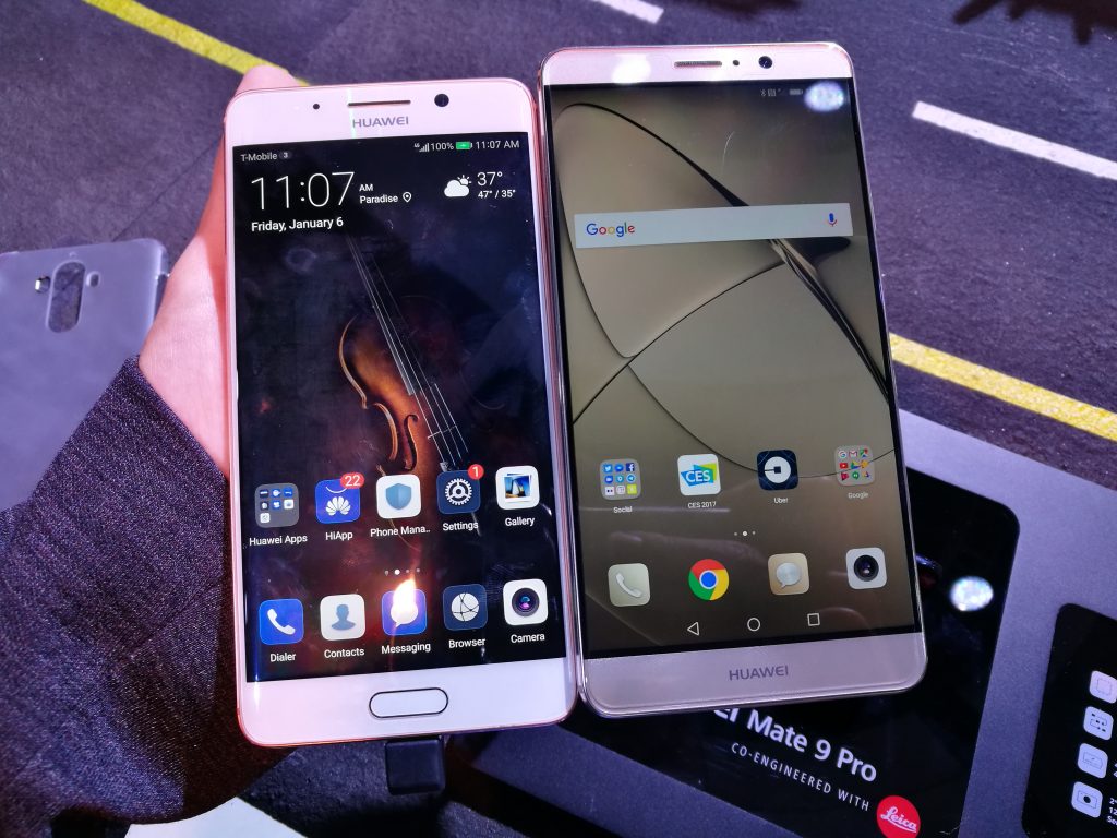 Huawei Mate 9 Pro versus mate 9 [Video] # CES2017 1