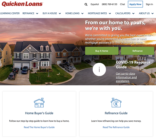 Vad är Quicken Loans Legit - Webbplats