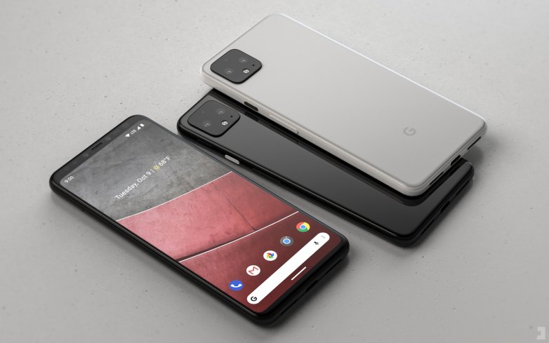 Более рендеринг появляется на телефонах Google Pixel 4 Показывает конфигурацию ... 20
