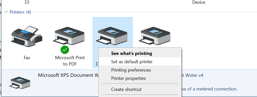 Microsoft Office Picture Manager tidak mencetak