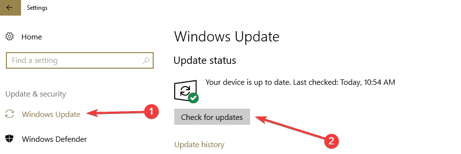 cập nhật windows 10