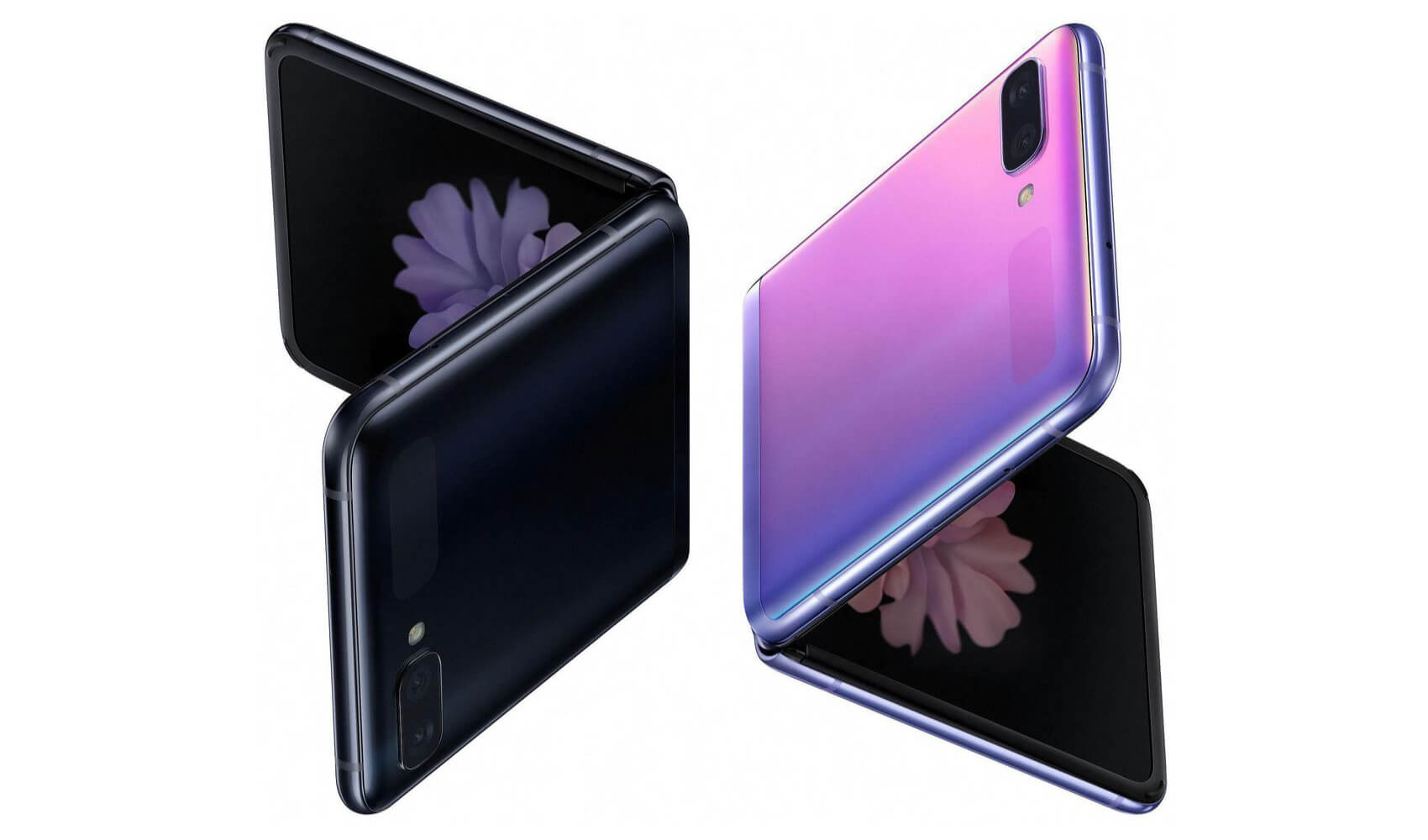 Samsung clamshell Galaxy Z Flip dengan tampilan fleksibel yang secara resmi diluncurkan 3