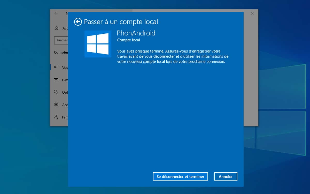 Windows 10: cara beralih ke akun lokal dan melakukannya tanpa ... 2