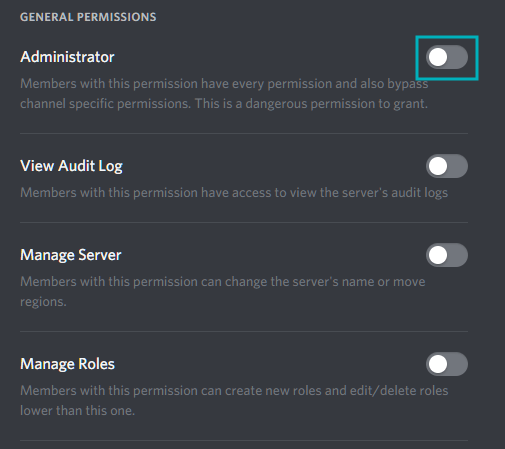 Cara memberi akses administrator ke pengguna lain di Discord 2