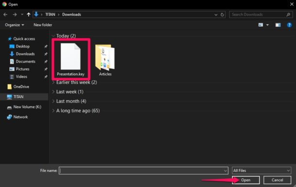 Cómo abrir archivos Keynote en Windows PC con iCloud