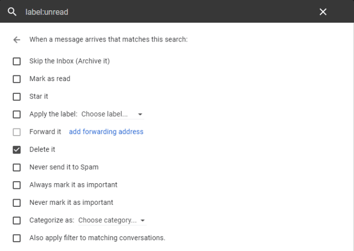 Cara menghapus semua email yang belum dibaca di Gmail 4