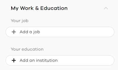 pekerjaan dan pendidikan saya