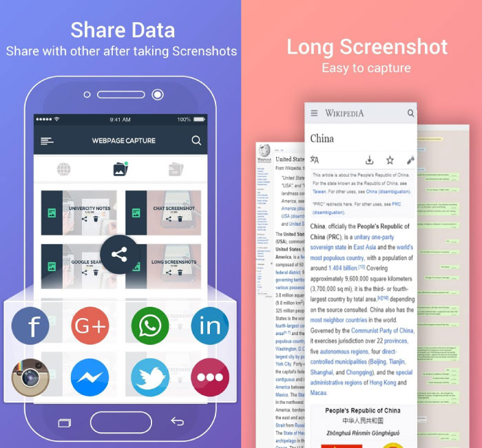 10 aplikasi terbaik untuk mengambil tangkapan layar satu halaman penuh di Android