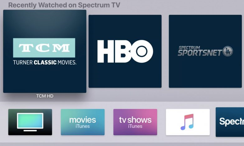 Instal aplikasi Spectrum TV