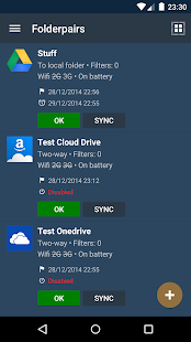 Captura de pantalla de FolderSync Pro