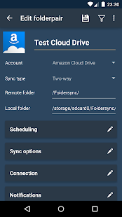 Captura de pantalla de FolderSync Pro