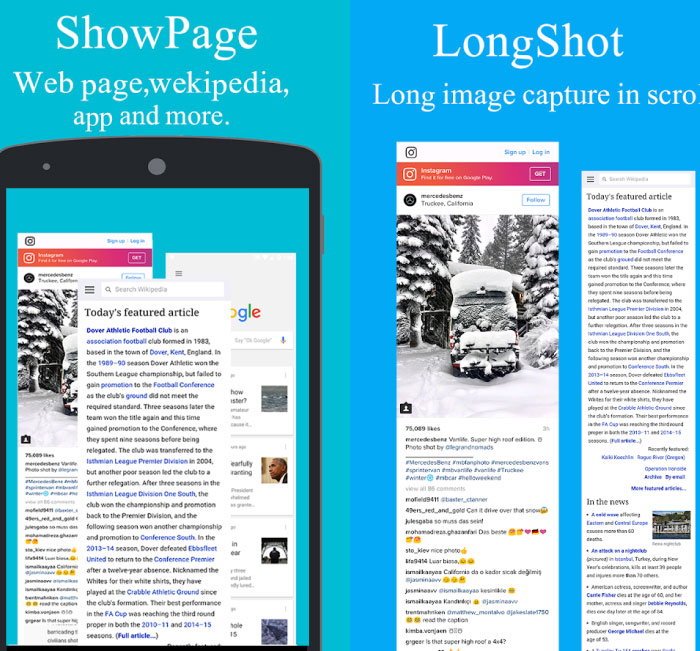 Aplikasi terbaik untuk mengambil tangkapan layar satu halaman penuh di Android