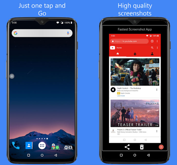 Aplikasi terbaik untuk mengambil tangkapan layar satu halaman penuh di Android