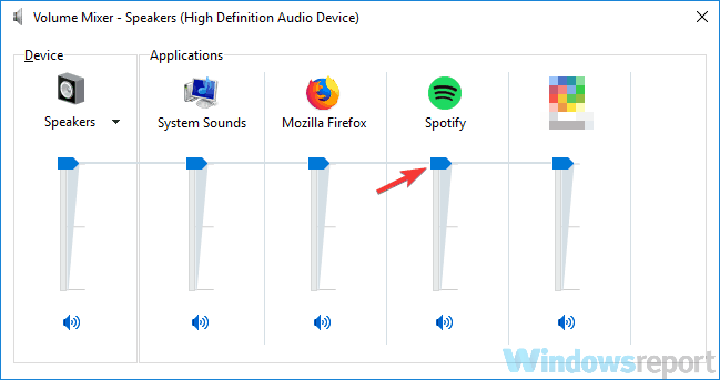 aplikasi mixer audio speaker portabel tidak ada suara