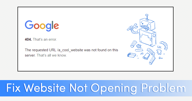 Как исправить некоторые сайты, которые не загружаются / открываются в браузере 2
