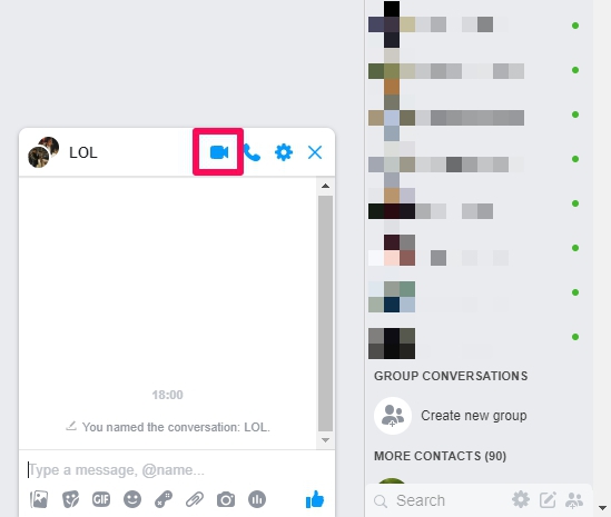 Cómo hacer un video chat desde Facebook