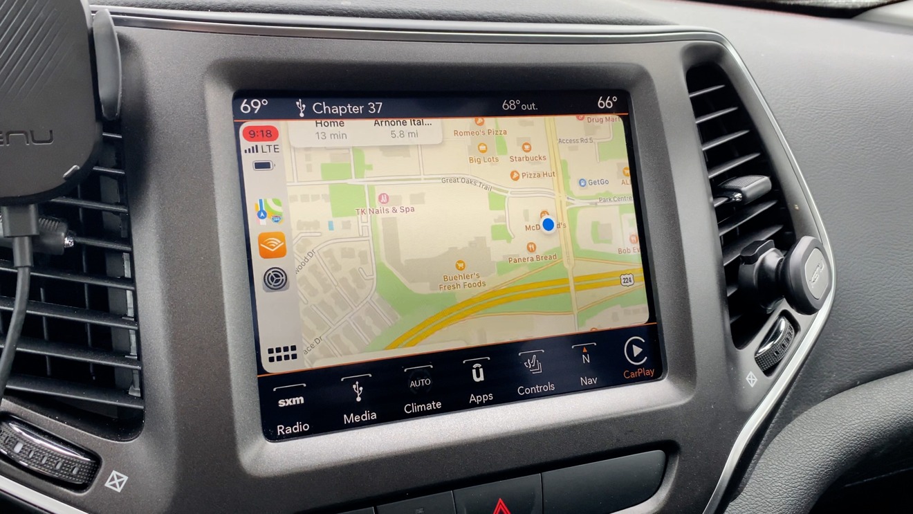 Mapas en iOS 14 CarPlay
