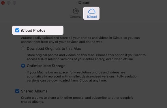 Ver fotos de iCloud desde Mac