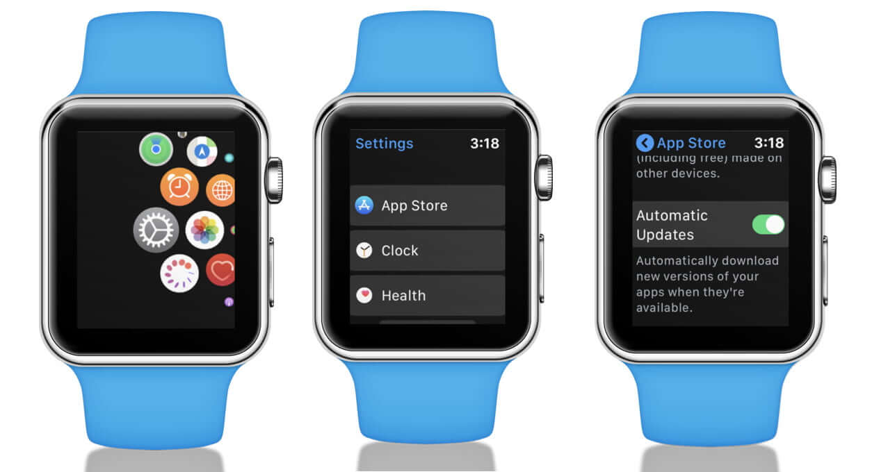 Activar Actualizaciones automáticas en Apple Watch