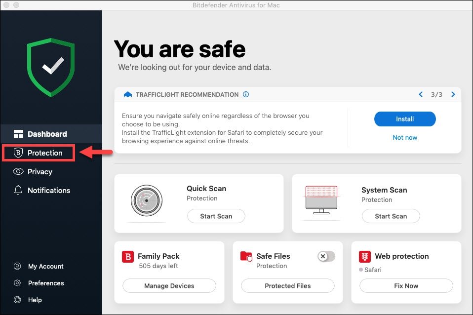 Bitdefender es una excelente plataforma antivirus y antimalware para su Mac.