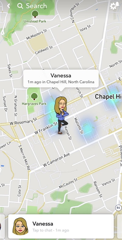 ¿Snapchat notifica cuando miras la ubicación de alguien?