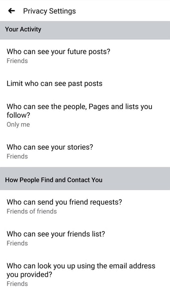 ver perfil privado de facebook