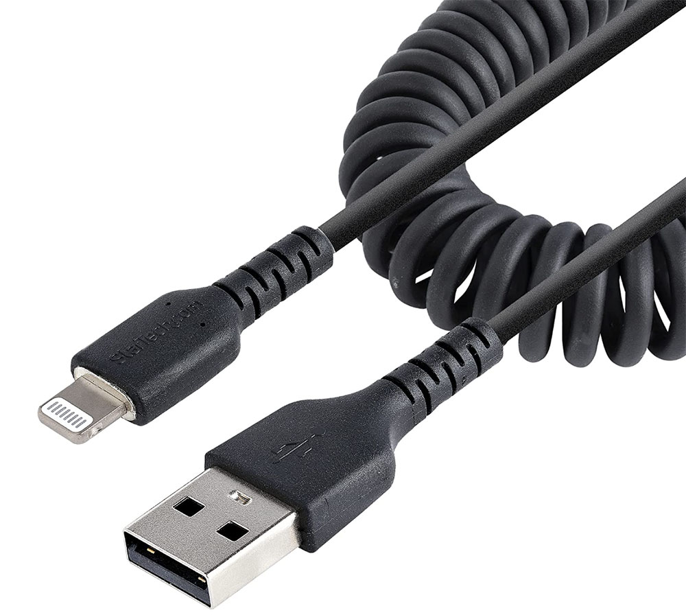 Cable USB a Lightning de StarTech.com: el mejor cable Lightning en espiral