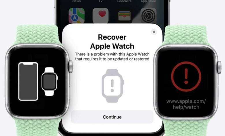 Apple Watch error message