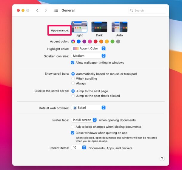 Cómo usar el modo oscuro automático en Mac