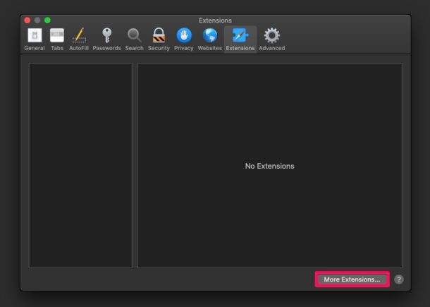 Cómo instalar extensiones de Safari en Mac