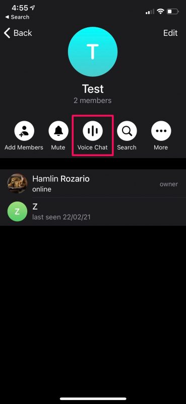 Cómo programar chats de voz en Telegram