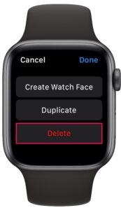 Cómo eliminar Memojis en Apple Watch